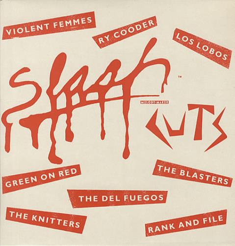 Violent Femmes Slash Cuts - White Variant Sleeve UK Vinyl LP